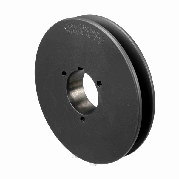 1 Groove Cast Iron Bushed Bore Multiple Sheave, 1TB60